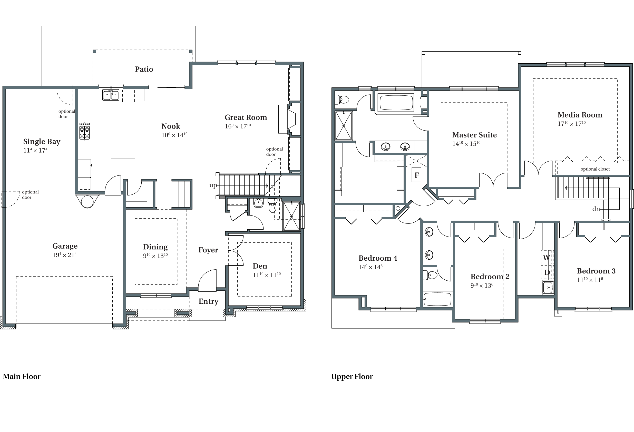 Sierra Floor Plans Beaverton, OR Arbor Homes