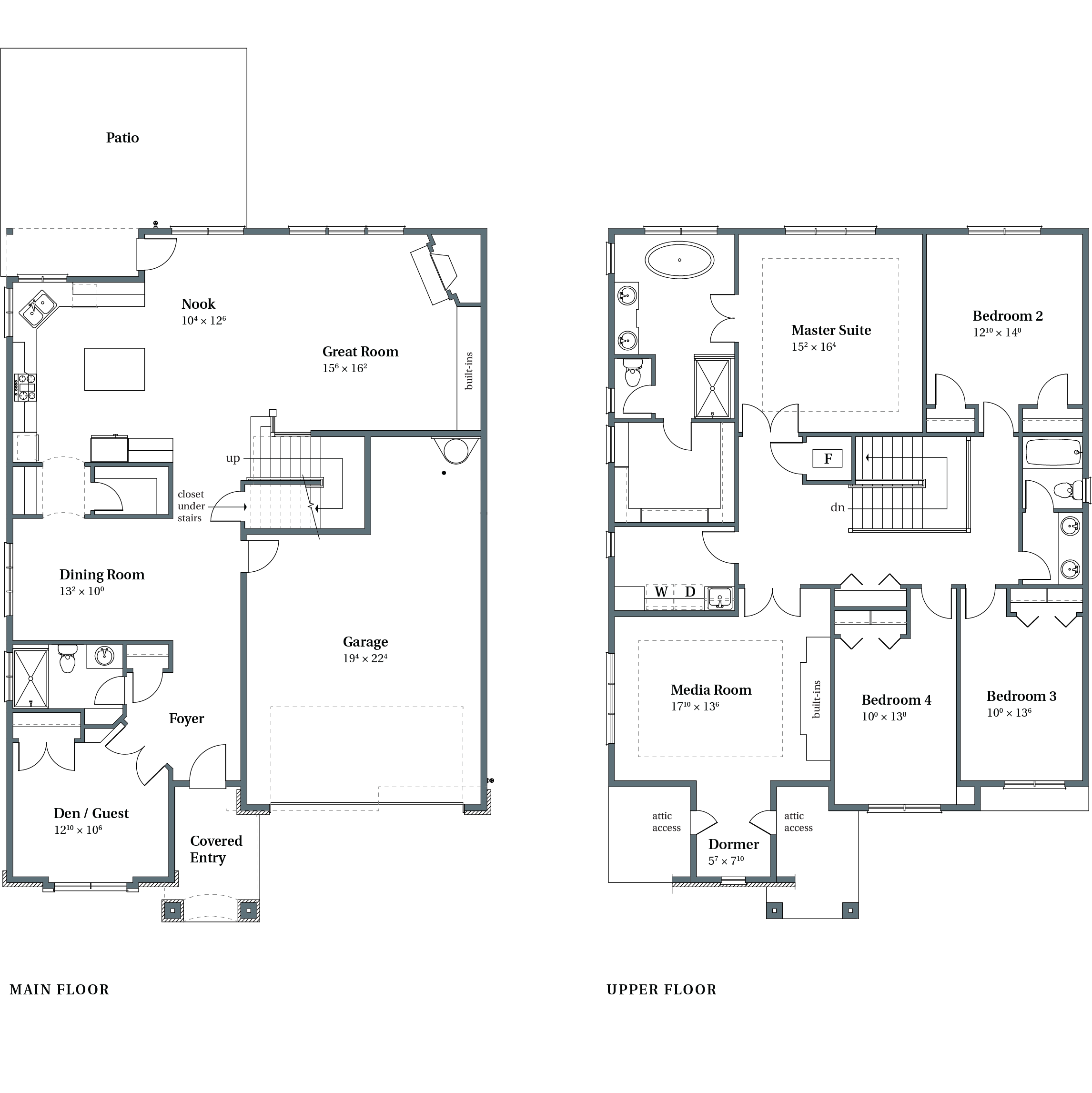 Concord Floor Plans Bethany, OR Arbor Homes