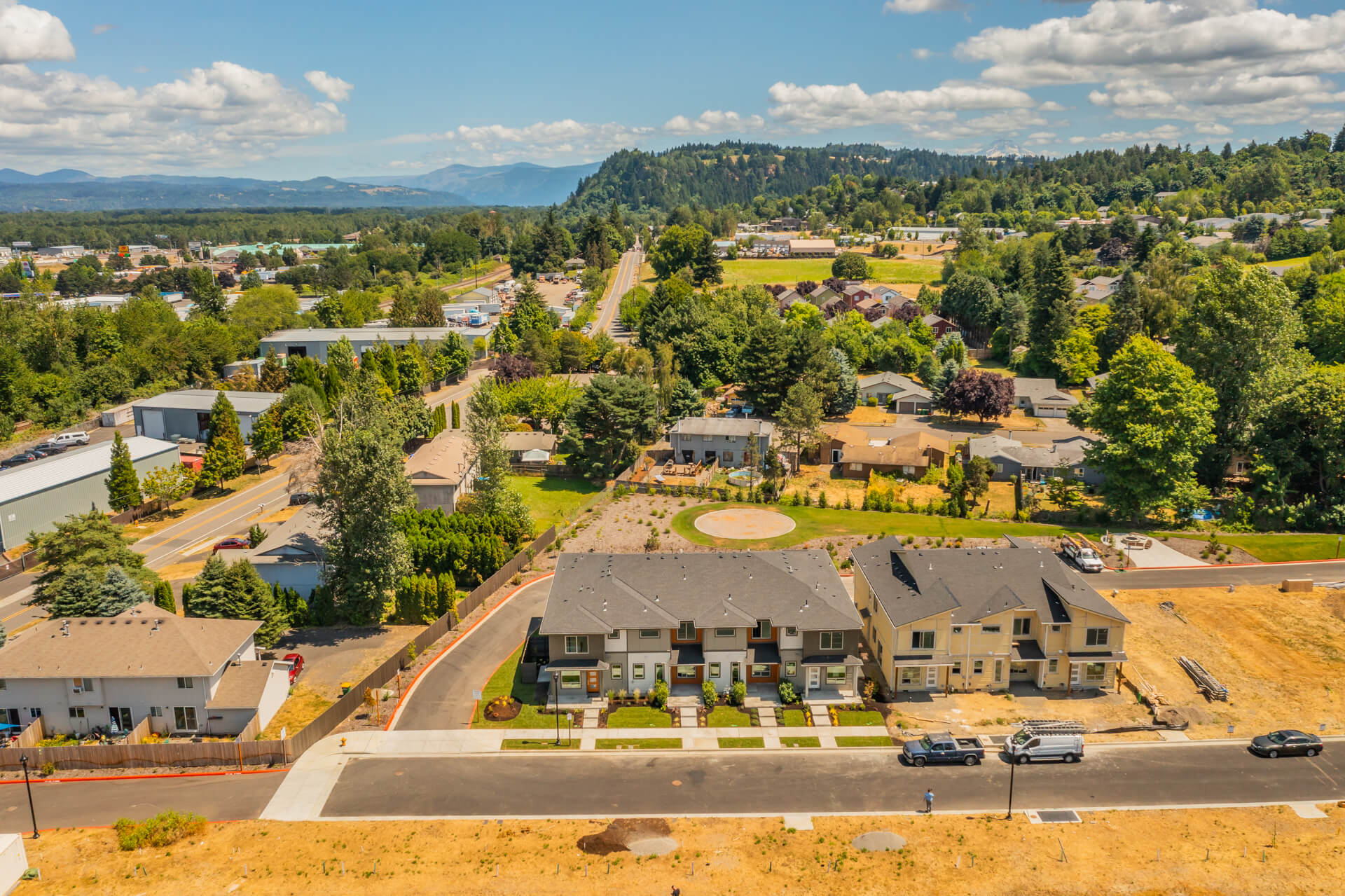 Lancaster Park Townhomes Arbor Homes Home Builders Oregon