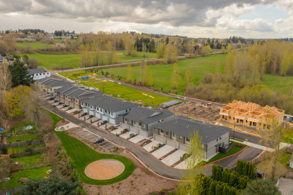 Lancaster Park Townhome Arbor Homes Home Builders Oregon